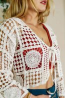 Chaqueta Punto Beige