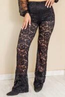 Pantalón encaje negro