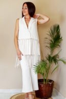 Conjunto Flecos Beige