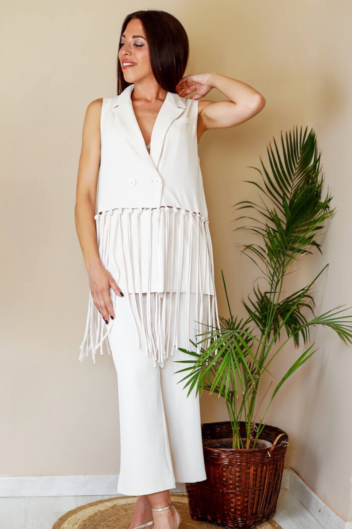 Conjunto Flecos Beige