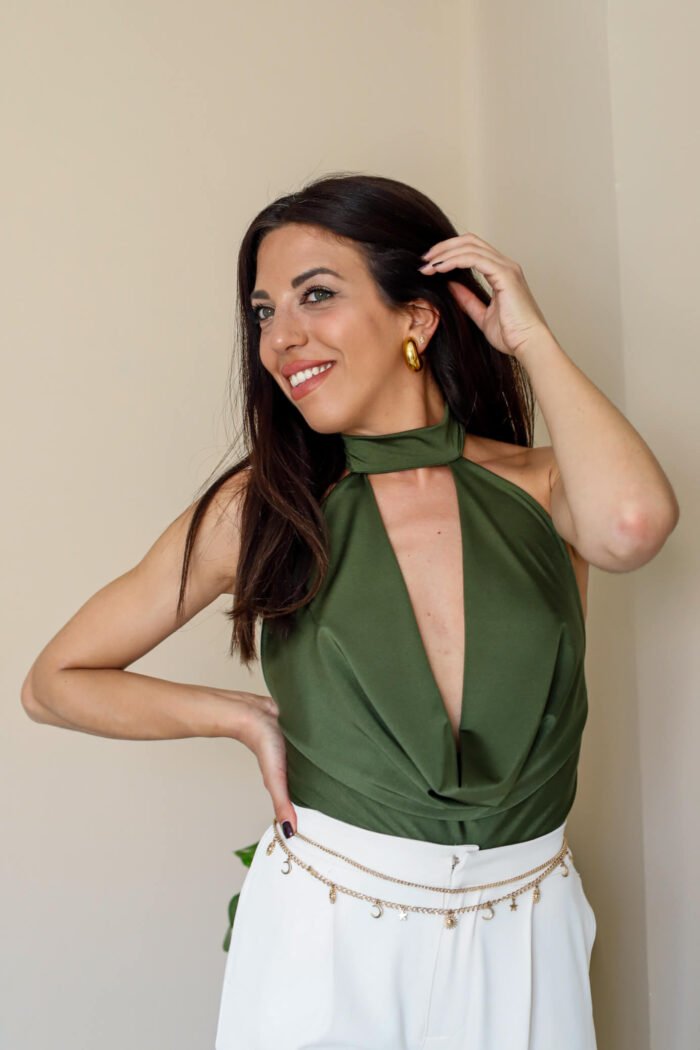 Body con cuello verde - Imagen 8