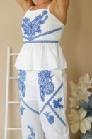 Conjunto Azul y Blanco
