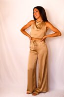 Conjunto Raso Dorado