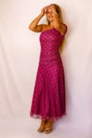 Vestido Midi Asimétrico Buganvilla