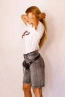 Pantalón Bermuda Brillo